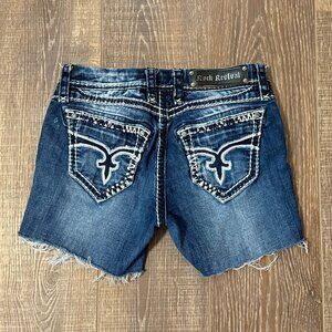 Rock Revival Charlotte Easy Boot Cutoff Shorts - Size 26